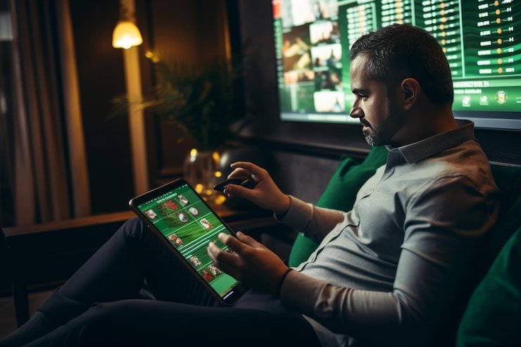 Antarmuka aplikasi idnslot menampilkan menu permainan dan opsi deposit untuk DANA, OVO, GoPay, ShopeePay, LinkAja, dan QRIS
